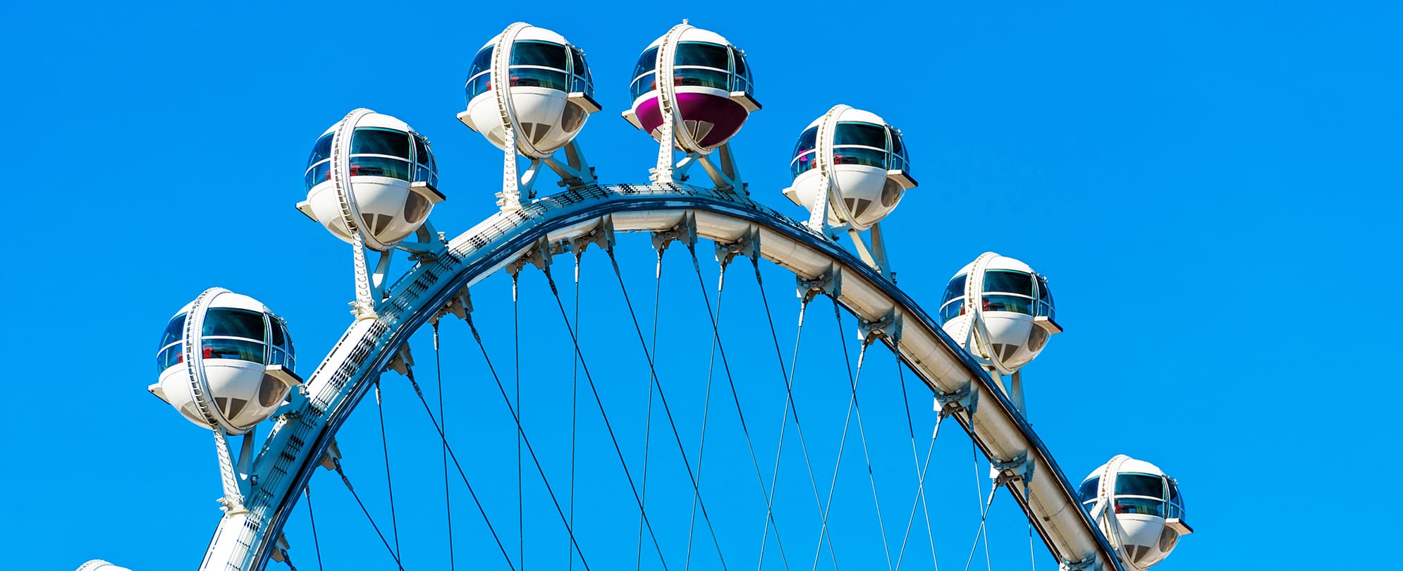 High Roller, the ferris wheel in Las Vegas.