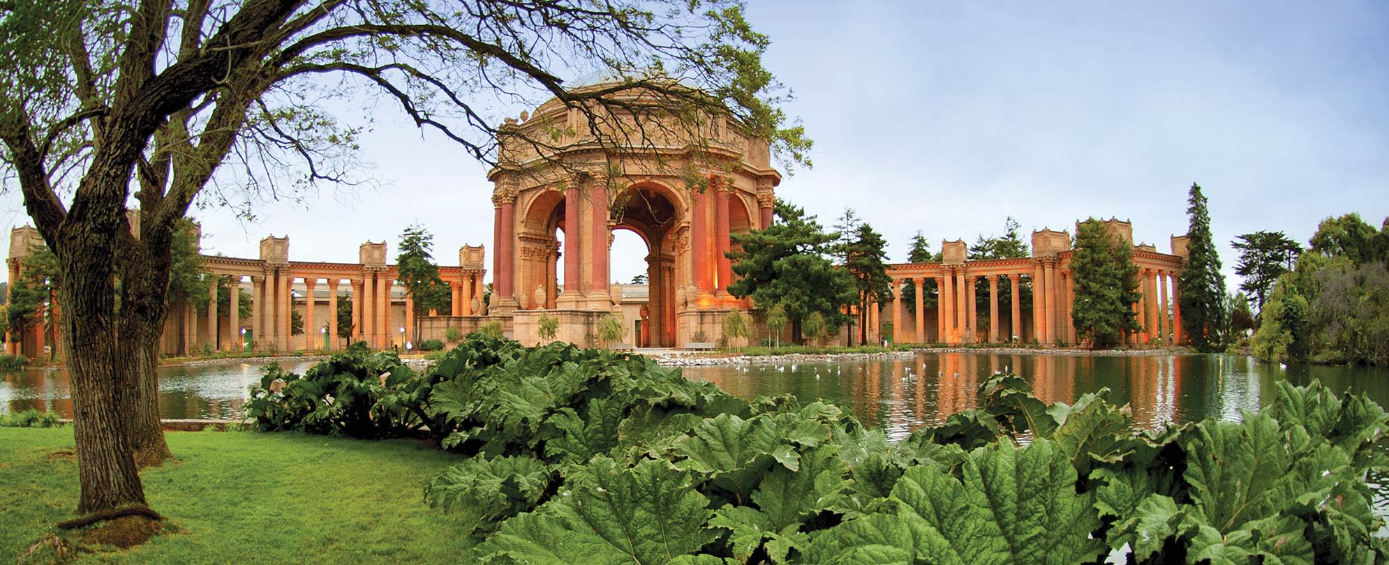 The Palace of Fine Arts in San Francisco, California.