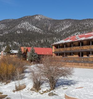 Exterior view of the Red River cabins